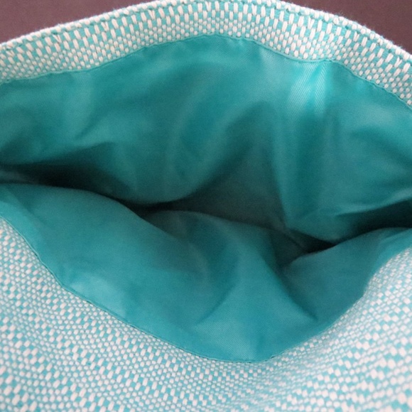 Thirty-One Organizing Shoulder Bag Turquoise Cross - Picture 4 of 5